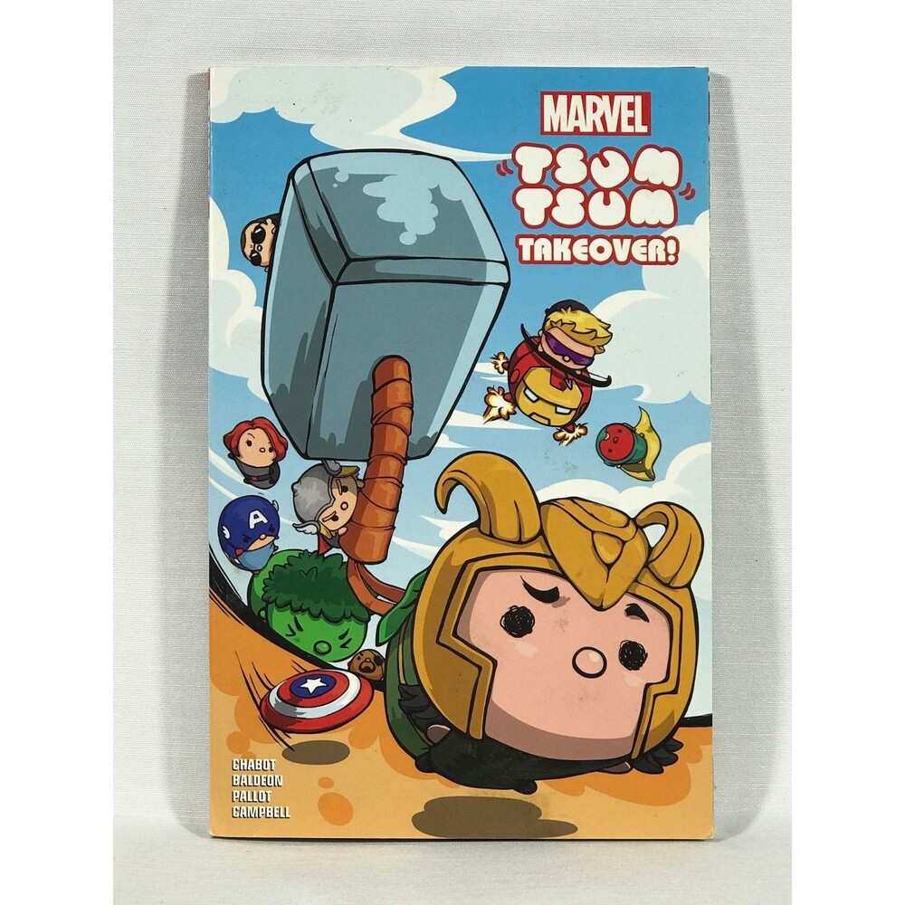Marvel Tsum Tsum Takeover Scholastic Edition Avengers Spider-Man Venom Comic TPB